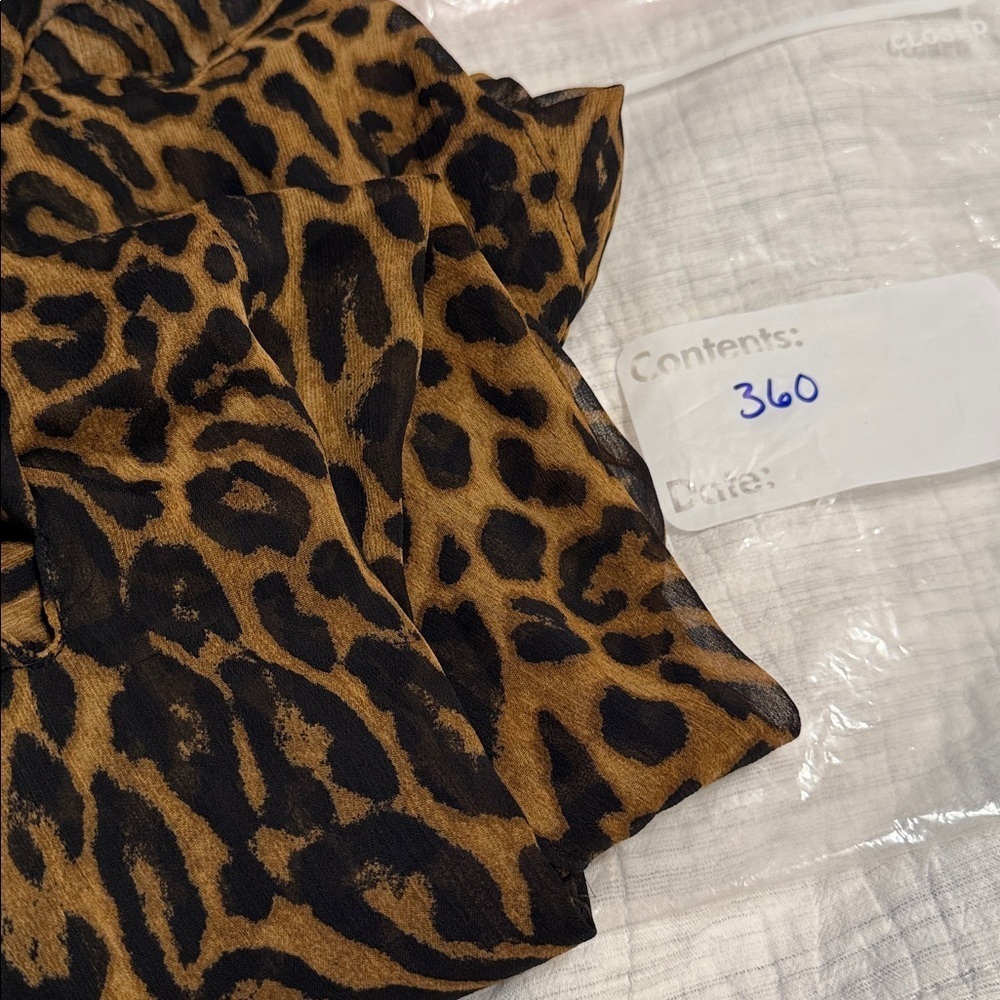 Ralph Lauren Swimsuit Cover-Up Tunic Leopard Print Size S/M NWT - Picture 6 of 6